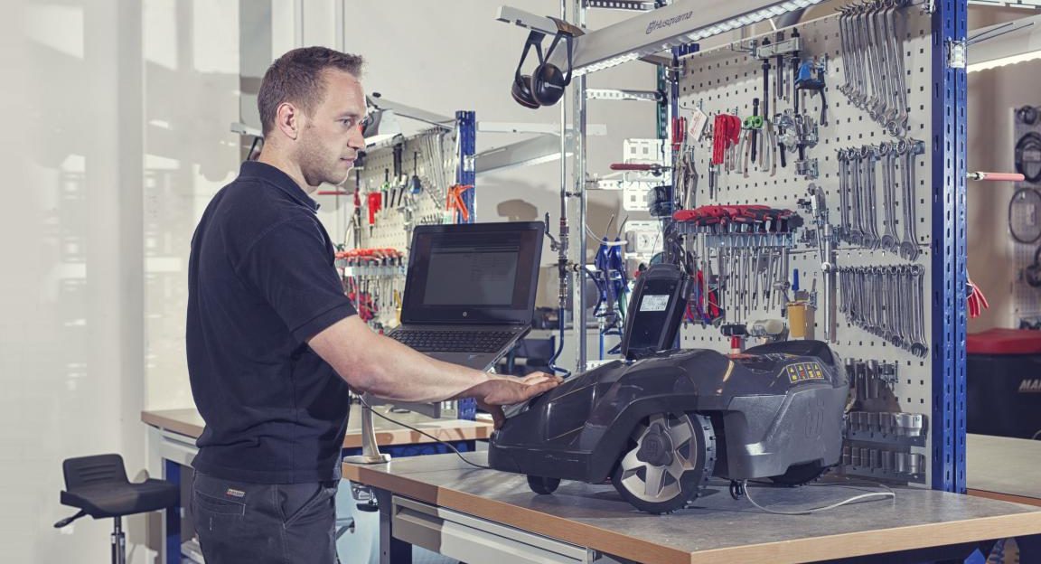 Husqvarna Automower Experte Service Werkstatt Reparatur Ersatzteile günstig kaufen