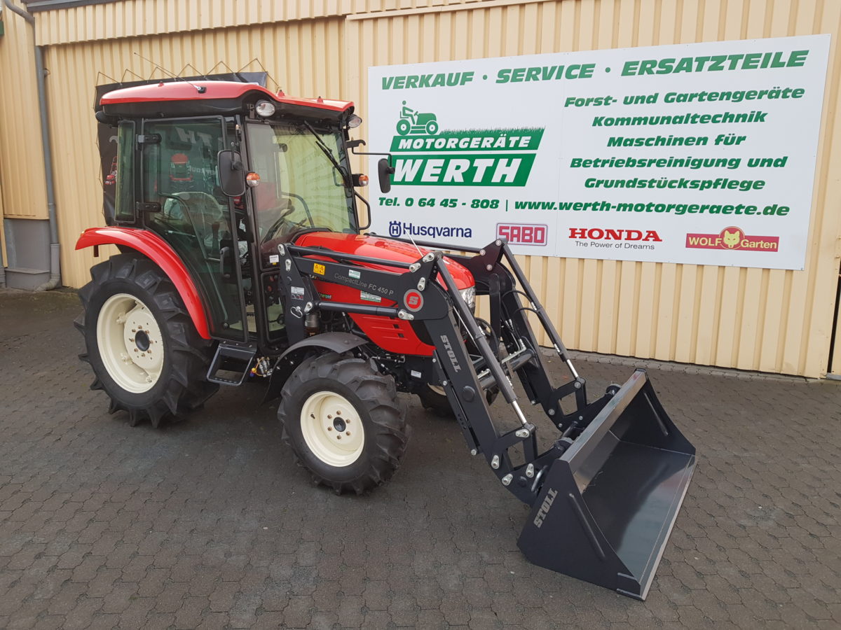 Kundenübergabe Branson Traktor F36RN Werth