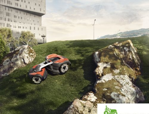 Husqvarna Automower 535 AWD bis 70% Steigung – ein echter Bergsteiger – Die Allrad Neuheit für 2019