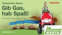 Honda Aktion 2019 Tankeschön Werth Motorgeraete günstig kaufen