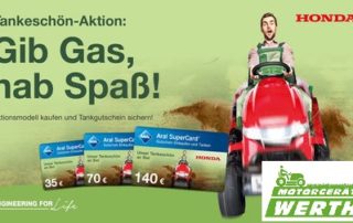 Honda Aktion 2019 Tankeschön Werth Motorgeraete günstig kaufen