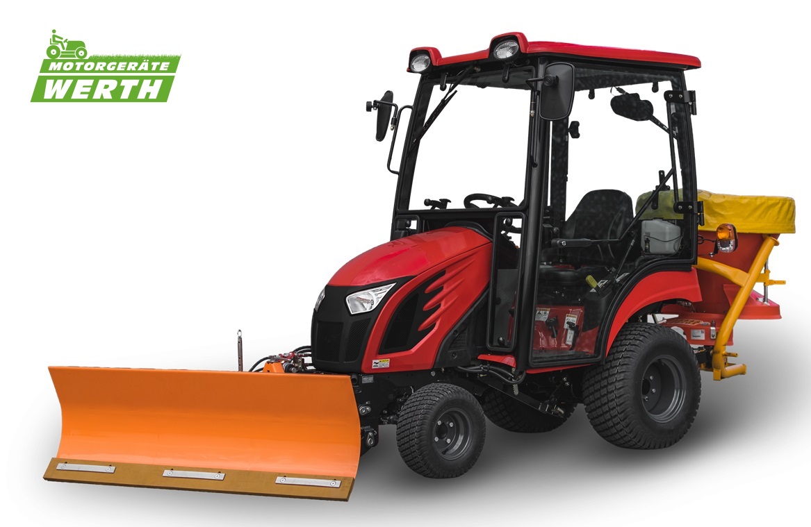 Kompakttraktor TYM T194 Kleintraktor Frontlader Mähwerk Winterdienst Schneeschild Streuer Kabine Branson 1905h kaufen