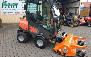 Frontmäher Husqvarna Rider P 525 D mit Kabine und Schlegelmähwerk Profi Allrad günstig kaufen