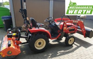 branson traktor 2200 mit schlegelmäher und frontlader günstig kaufen