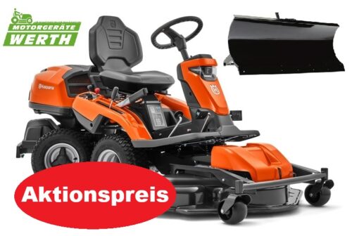 Husqvarna Frontmaeher Rasentraktor Rider 320X AWD schneeschild winterdienst günstig kaufen