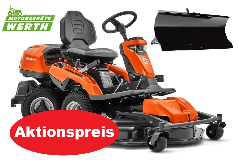 Husqvarna Frontmaeher Rasentraktor Rider 320X AWD schneeschild winterdienst günstig kaufen