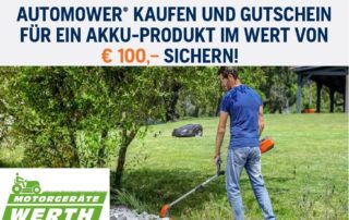Automower Akku Gutschein Aktion 2020