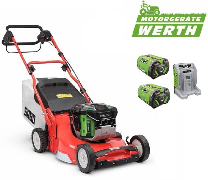 AkkuRasenmäher Sabo 54Pro E Vario Setpreis mit Radantrieb günstig kaufen