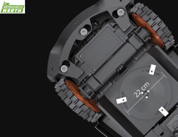 Sunseeker X3 Plus Mähroboter kabellos Rasenroboter mit 3D Kamera
