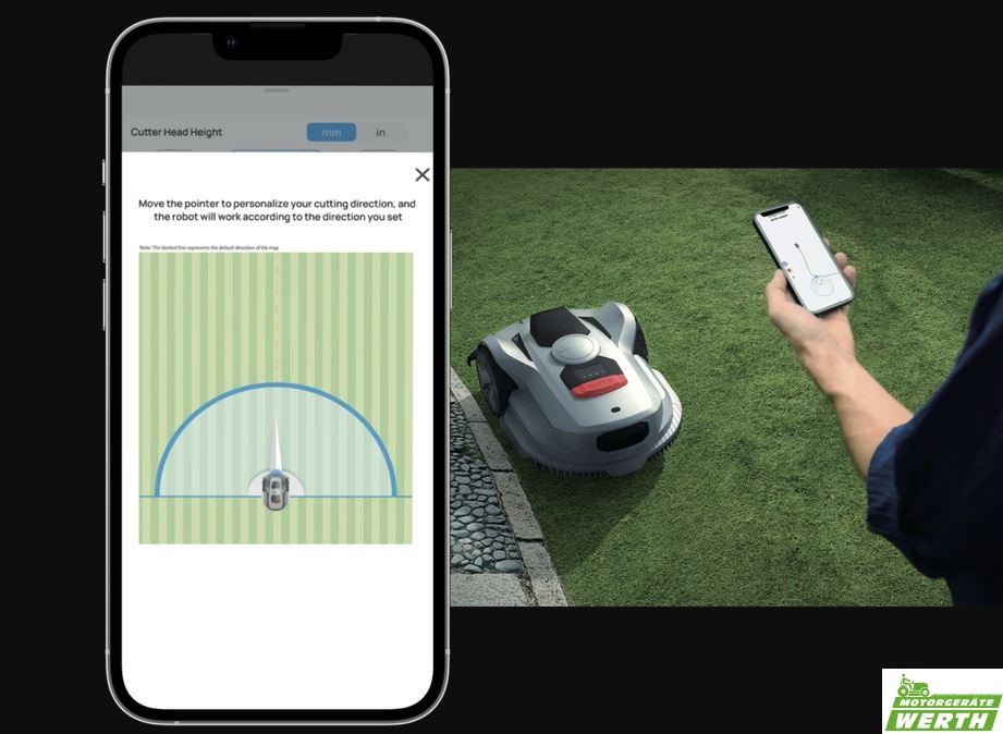 Sunseeker X3 X5 X7 app Bedienung Rasenroboter robotic mower