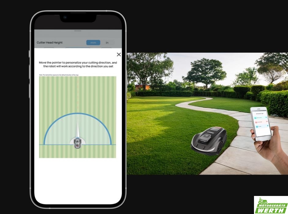 Sunseeker X3 X5 X7 App Bedienung Rasenroboter Robotic Mower