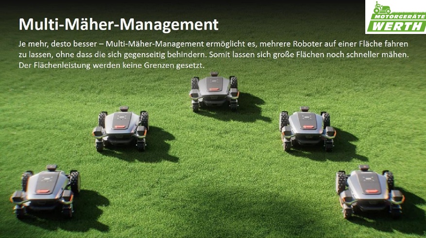 Sunseeker Elite X9 Plus Multi Mäher Management Rasenroboter Mähroboter