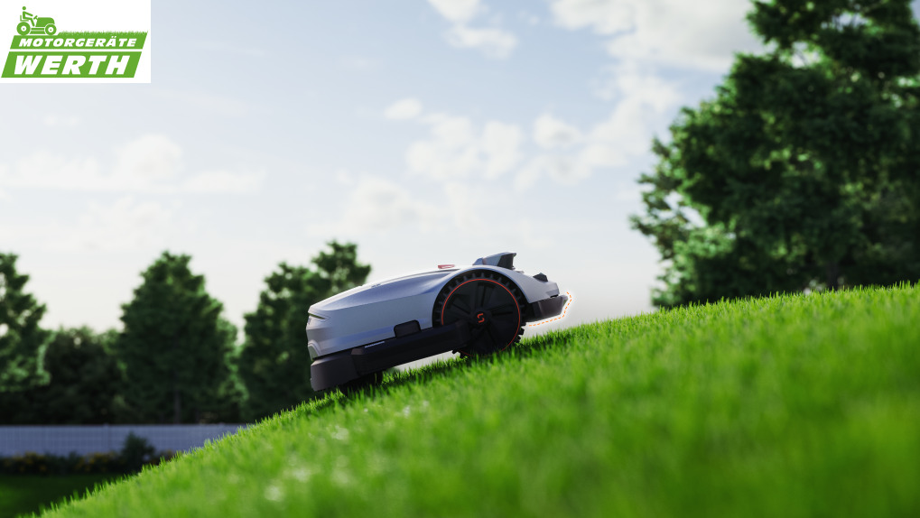 Sunseeker X3 Gen 2 Rasenroboter Mähroboter Händler ohne Begrenzungskabel Kamera RTK GPS kaufen günstig Angebot Werth Motorgeräte Steigung