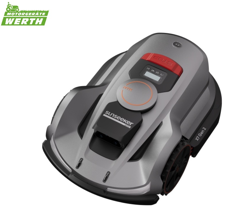 Sunseeker X7 Gen 2 Allrad Rasenroboter AWD Mähroboter Händler ohne Begrenzungskabel Kamera RTK GPS kaufen günstig Angebot Werth Motorgeräte