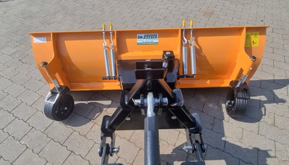 Schneeschild Vares Kommunal Schneeräumschild Schneepflug Winterdienst Traktor Schlepper hydraulisch schwenkbar Tym Branson Tafe Kubota Iseki John Deere Solis günstig kaufen