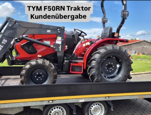 TYM F50RN Traktor Übergabe an den neuen Besitzer