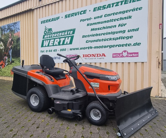 Rasentraktor Husqvarna TC 215T Aufsitzmaeher Schneeschild Winterdienst kaufen