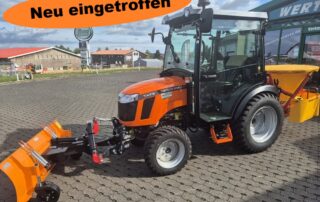 Tafe 6028 Winterdienst Traktor Schneeschild Kabine Salzstreuer Kompakttraktor Kommunaltraktor Mitsubishi günstig kaufen