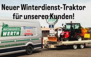Winterdienst Traktor Kompakttraktor Branson 2505h TYM T255 Yanmar Motor Schneeschild Salzstreuer günstig kaufen
